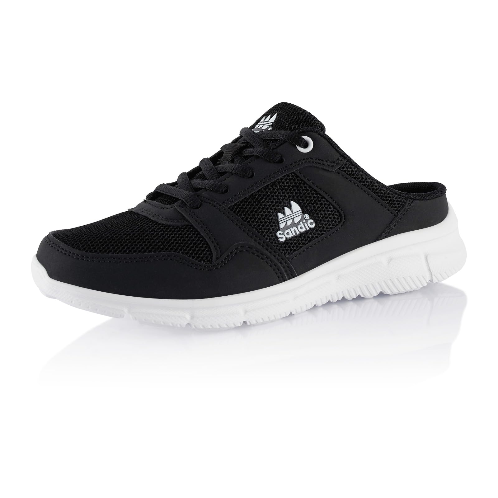 Fusskleidung® Damen Herren Hausschuhe atmungsaktive Clogs leichte Pantoffeln 43 EU Schwarz Weiß Angebot bei HelloDeals