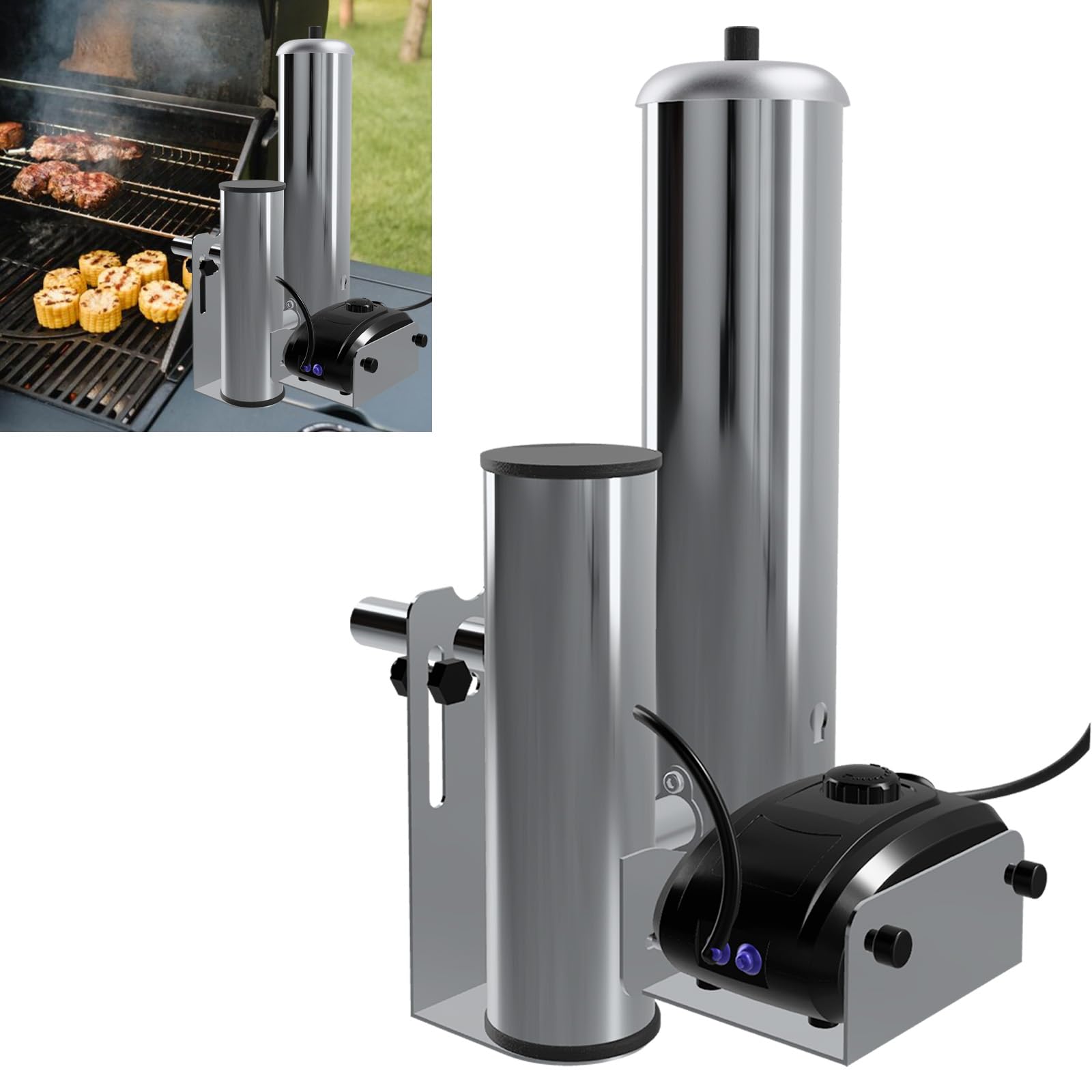 Edelstahl Kaltrauchgenerator, Tragbares Räucherofen Elektrisch Zum Räuchern von Lebensmitteln und Fleisch, BBQ Rauch-Erzeuger, Rauchgenerator zum Räuchern von Lebensmitteln, Fleisch, Fisch, BBQ Angebot bei HelloDeals