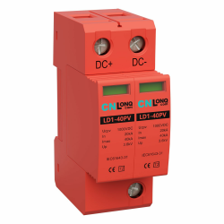 DC Überspannungsschutz PV Anlage DC1000V 40kA 2P T2 Überspannungsableiter Für Solar-Photovoltaik 35mm DIN-Schienenmontage Angebot bei HelloDeals