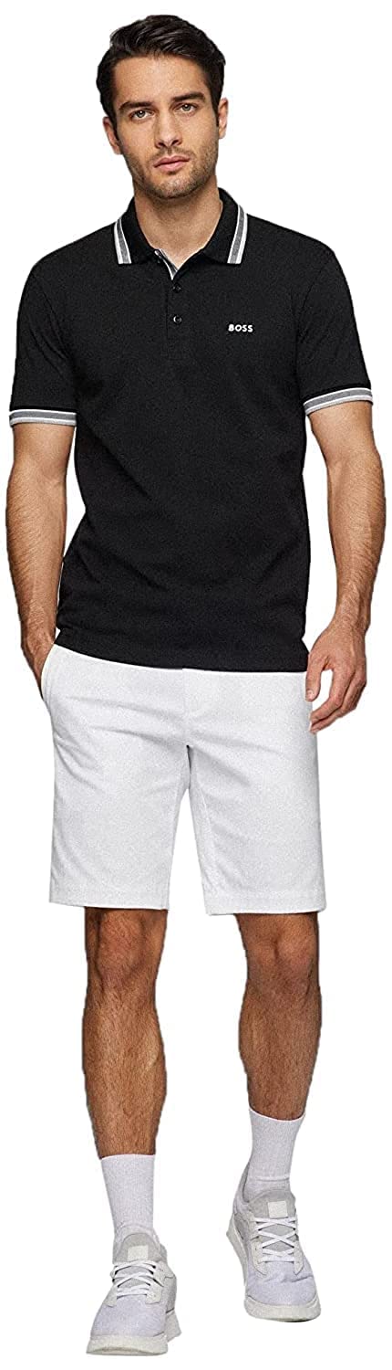 BOSS Herren Paddy Polo 4XL New - Black001 Angebot bei HelloDeals