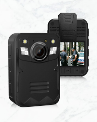 Q5 Body Cam 2560 * 1440P Körperkamera, Max 512GB Speicher, 2 Zoll Display, Polizei Körperkamera leicht und tragbar, klare Nachtsicht für Zuhause/Außen/Gesetzesvollzug Angebot bei HelloDeals