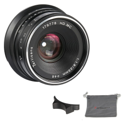 7artisans 25mm F1.8 Manueller Fokus Objektiv für Sony EMOUNT Kameras wie A7 a7II A7R a7rii A7S a7sii A6500 A6300 A6000 A5100 A5000 ex-3 NEX-3 N nex-3r F3 K NEX-5 N - Schwarz für Sony E Mount Angebot bei HelloDeals