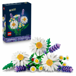LEGO Botanicals Gänseblümchen - Kunstblumen mit Gänseblümchen & Lavendel - Blumenstrauß DIY Deko für Kinder - Geburtstagsgeschenk für Mädchen ab 9 Jahren & Erwachsene Blumenfans - 11508 Angebot bei HelloDeals