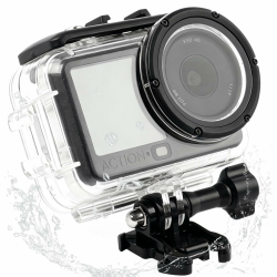 Tauchgehäuse für DJI Osmo Action 6, 60M Wasserdichtes Gehäuse Kamera Unterwasser Gehäuse Unterwassergehäuse Schutzgehäuse Zubehör für DJI Osmo Action 6 Angebot bei HelloDeals