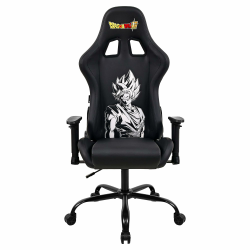 SUBSONIC – Gaming-Stuhl Dragon Ball Bürostuhl, Gaming-Stuhl für Erwachsene, bequemer Sitz, integrierte Kopfstütze, verstellbare Armlehnen und Höhe, ergonomische Rückenlehne – Schwarz Angebot bei HelloDeals