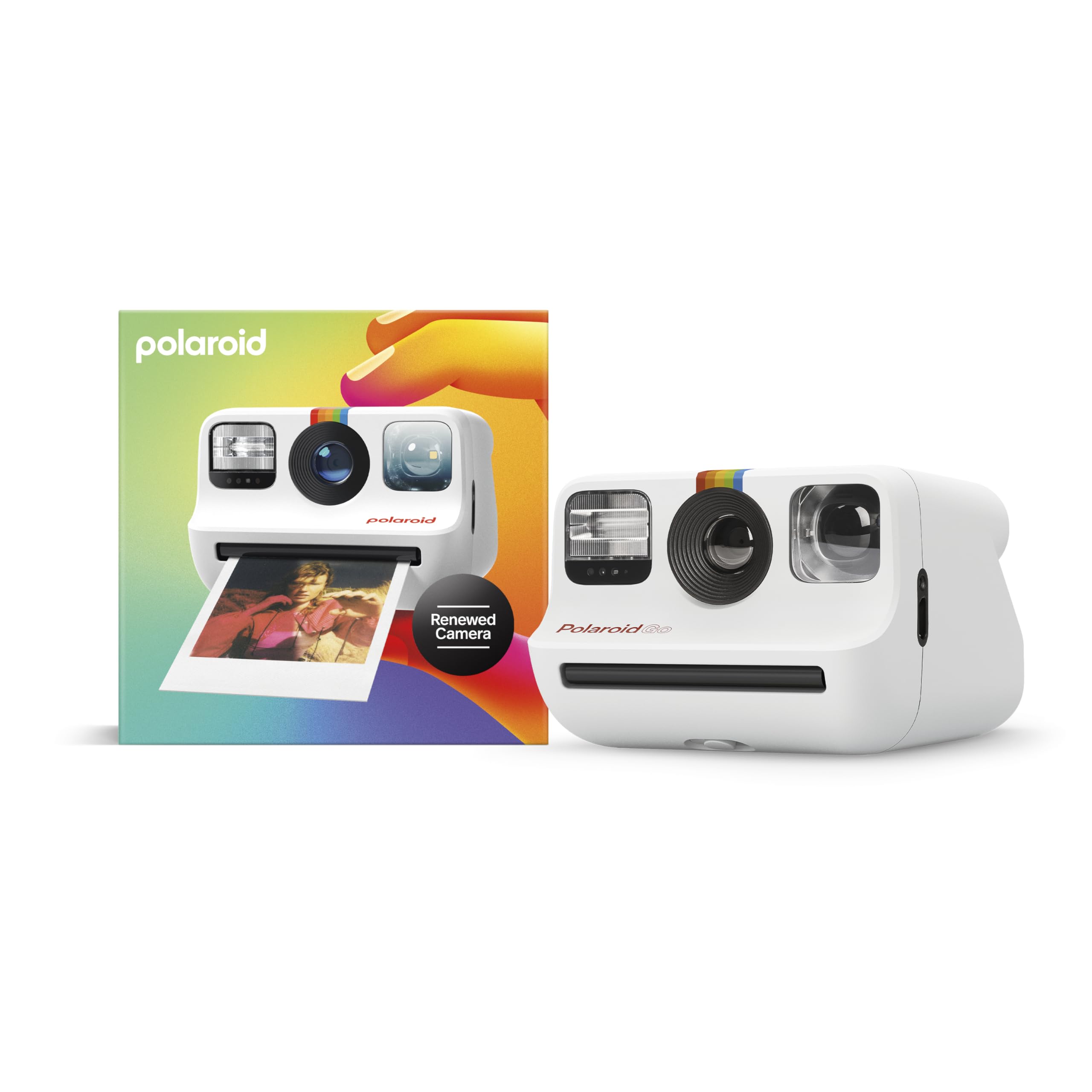 Polaroid - Sofortbildkamera Go Generation 1 - Weiß (Generalüberholt) Go Renewed Angebot bei HelloDeals