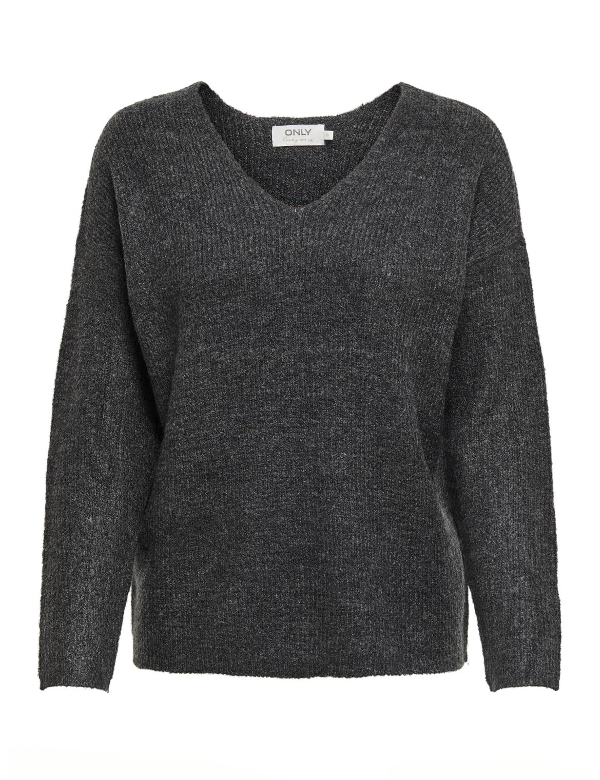 ONLY Female Strickpullover ONLCAMILLA Strickpullover L Dark Grey Melange Angebot bei HelloDeals