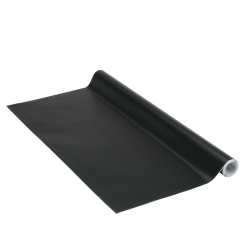 Venilia Möbelfolie selbstklebend, Uni Matt, Schwarz, 45 cm x 2 m, PVC, langlebig, einfache Entfernung, hitzebeständig, reißfest, 53290 45 cm x 2 m Schwarz Angebot bei HelloDeals