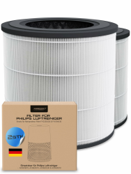 Comedes 3-in-1 Filter für Philips 800i Series Luftreiniger (AC810, AC0820 & AC0820), einsetzbar statt Philips FY0293/30 & FY0194/30 NanoProtect (2 Stück) 2 Stück Ersatzfilter für 800i Angebot bei HelloDeals