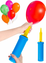 Ballonpumpe Hand Luftballonpumpe Luftpumpe Ballon Luftballon Pumpe Luftpumpe für Luftballons Pumpe für Luftballons für Hochzeit Geburtstag Party Dekorationen, Blau und Rosa Gelb / Blau Angebot bei HelloDeals