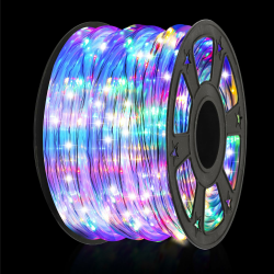 LED Lichtschlauch mit Fernbedienung, Bunt Lichterschlauch mit 480 LEDs, 20m Lichterkette Farbwechsel, IP20 Wasserdicht für Garten Balkon Hochzeit Party Weihnachtsbaum 20m Bunt Angebot bei HelloDeals