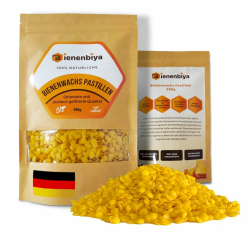100% Reine Bienenwachs Pastillen (100g) ohne Zusatzstoffe, natürliches Beeswax für Salben,Kosmetika,Seifen,Kerzenherstellung und Leder-/Holzpflege 100.0 Gramm Angebot bei HelloDeals