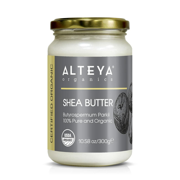 Alteya Organic Bio Sheabutter 300 g – USDA Organic Zertifiziert 100% Rein Vegan – alle Hauttypen, Natürliche Körperbutter - Gesicht, Lippen, Haare - Pflegt, Schützt, Befeuchtet Angebot bei HelloDeals