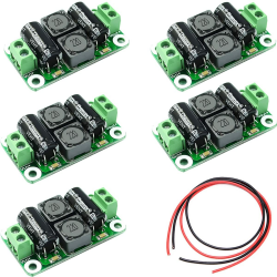 5 Stück DC Netzteil Filterplatine Klasse D Verstärker 0-50V 4A Auto EMI Unterdrückungsmodul mit rotem und schwarzem Kabel Angebot bei HelloDeals