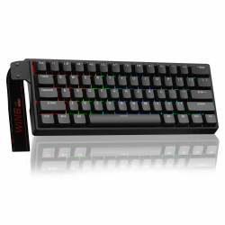AULA WIN60 HE Mechanische Gaming Tastatur mit Kabel,Hall Effect Magnetic Switches,Rapid Trigger,Einstellbare Betätigung,60% RGB Tastatur für PC/Mac Grey Wood-Magnetschalter Schwarz Angebot bei HelloDeals