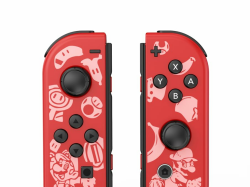 Mhwlhbx Ersatz L/R Switch Controller mit Switch/Lite/OLED-Konsole, Wireless Switch joycons unterstützt Dual Vibration, 6-Achs-Gyro, Wecken, Bewegungssteuerungen, Screenshot-Red Angebot bei HelloDeals