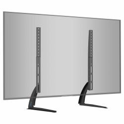 BONTEC TV Standfuß für 22–65 Zoll Fernseher, Höhenverstellbarer Universal Standfuß bis 50 kg, Kompatibel mit VESA 50×50 bis 800×400 mm, Stabile Stahlkonstruktion, Platzsparendes Design Angebot bei HelloDeals