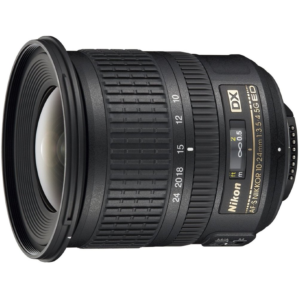 Nikon 10-24 mm f/3,5-4,5 G DX AF-S ED Zoom-Nikkor Objektiv (zertifiziert generalüberholt) Nur Objektiv Angebot bei HelloDeals