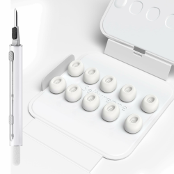 Seltureone 5 Paare Ersatz-Ohrstöpsel für AirPods Pro 3 (2025) mit Reinigungskit, Es sind 5 Größen Silikontips mit Tragbarer Aufbewahrungsbox Vorhanden für AirPods Pro 3 Aufsätze（XXS） Angebot bei HelloDeals