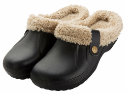 CELANDA Clogs Gefüttert Damen Herren Warm Hausschuhe wasserdichte Gartenclogs mit Fell Frauen Geschlossen Lined Clogs Winter Plüsch Pantoletten,35-46 EU 43/44 EU Schwarz H Angebot bei HelloDeals