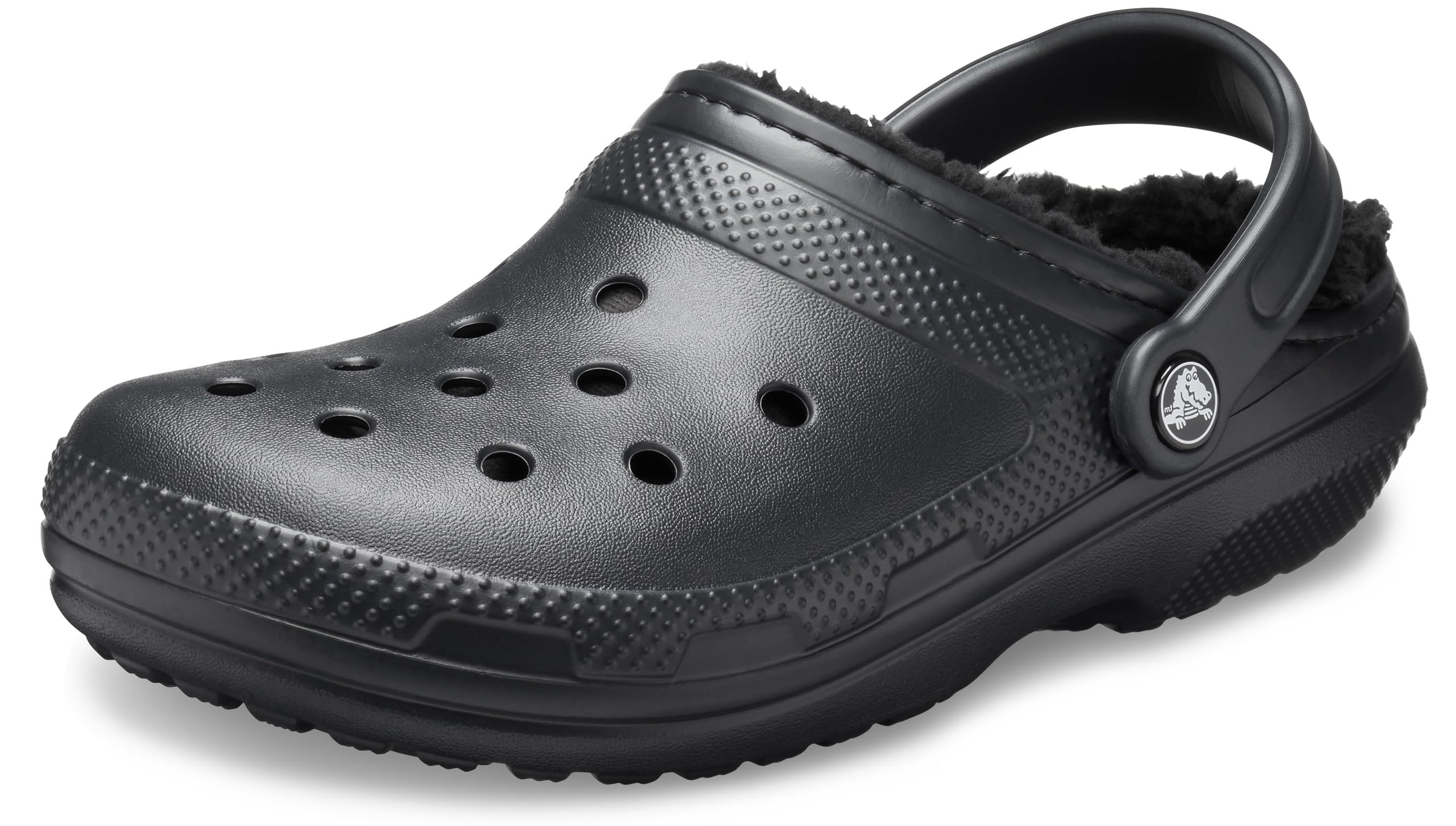 Crocs Unisex Classic Lined ClogClogs 46/47 EU Schwarz Angebot bei HelloDeals