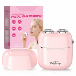 Brightup Gesichtshaarentferner für Frauen, Elektrischer Gesichtshaar Rasierer für Damen, Wasserfest, USB-C, Kleiner Damenrasierer für Schnelle und Sanfte Rasur, Oberlippe, Kinn und Wangen Rosa Angebot bei HelloDeals