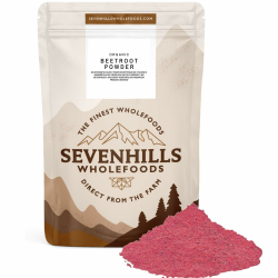 Sevenhills Wholefoods Bio-Rote-Bete-Pulver 500g für Getränke, Backen und Kochen | 100% natürliche Lebensmittelfarbe | Keine Zusatz- oder Konservierungsstoffe | Vegan, koscher 500 g (1er Pack) Angebot bei HelloDeals