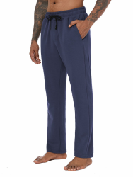 Yageshark Jogginghose Herren Baumwolle mit Stretch, Atmungsaktive Sporthose, Freizeithose Herren Lang, Jogger Trainingshose mit Taschen Marine XL Angebot bei HelloDeals