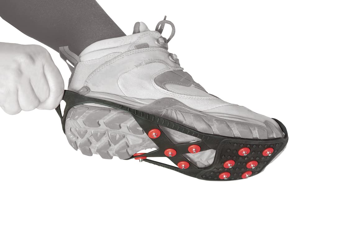 Kleiber Schuhspikes - Laufspikes, Schwarz, Minimalist, Skifahren, Anti-Rutsch, Sicherheitsgeprüft L 40-42 Angebot bei HelloDeals