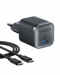 Anker Nano 45W USB C Ladegerät, kompakter Netzteil, Schnellladegerät für iPhone 17/Pro/Pro Max/iPhone Air/16/15, MacBook, Pixel 9, iPad, Samsung Galaxy S25 Ultra/S24 Serie (inkl. 1,8m Kabel) Schwarz Angebot bei HelloDeals
