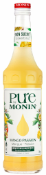 PURE by Monin Mango - Passion (1 x 0,7l) - Konzentrat ohne Zuckerzusatz für kreative Cocktails und Desserts - tropisches Geschmackserlebnis Angebot bei HelloDeals