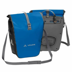 VAUDE Fahrradtaschen für Gepäckträger Aqua Back 2x24L, 2 x Hinterradtaschen wasserdicht, Fahrrad Gepäckträgertasche hinten, einfache Befestigung – Made in Germany Blue 48 liters Angebot bei HelloDeals