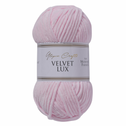 Utopia Crafts Velvet Lux Chenille-Garn, superweich, grob, zum Stricken und Häkeln, 100 g – 110 m, Rosa Schwan Pink Swan Angebot bei HelloDeals