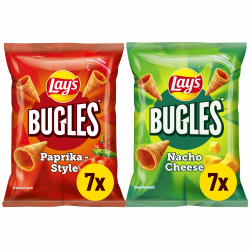 Lay's Bugles Mix Case Paprika & Nacho Cheese 14 x 75G Angebot bei HelloDeals