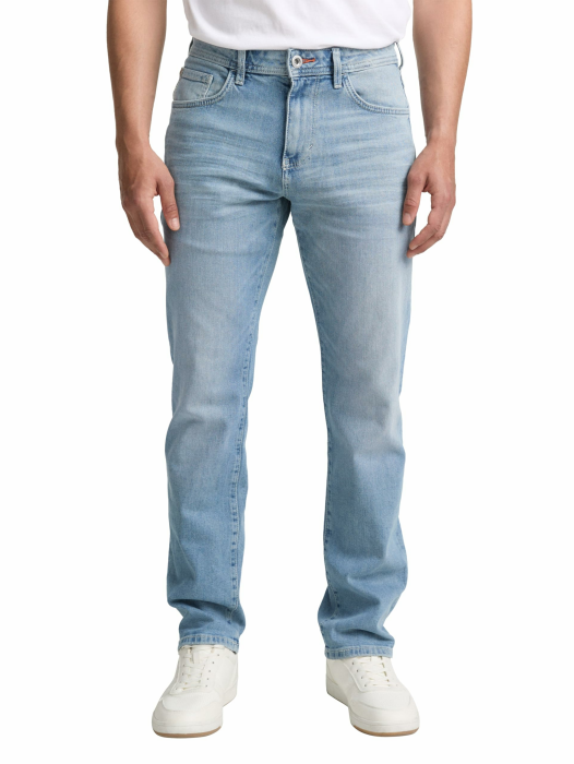Tom Tailor Herren TTMARVIN Straight Jeans mit Stretch 34W / 32L 10283 - Stone Wash Denim Angebot bei HelloDeals