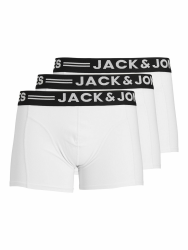 JACK & JONES Male Trunks 3er-Pack Trunks XL Weiß Angebot bei HelloDeals