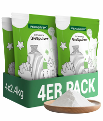 Venusarm Gießpulver Weiß 9,6kg, Gießpulver wie Neuschnee, Gießmasse wie Spiegel Glatter, Beruhigende Härte Gips zum Gießen für Detailgetreue Reliefs Kunsthandwerk Ornamente Gipsformen DIY 9.6KG Angebot bei HelloDeals