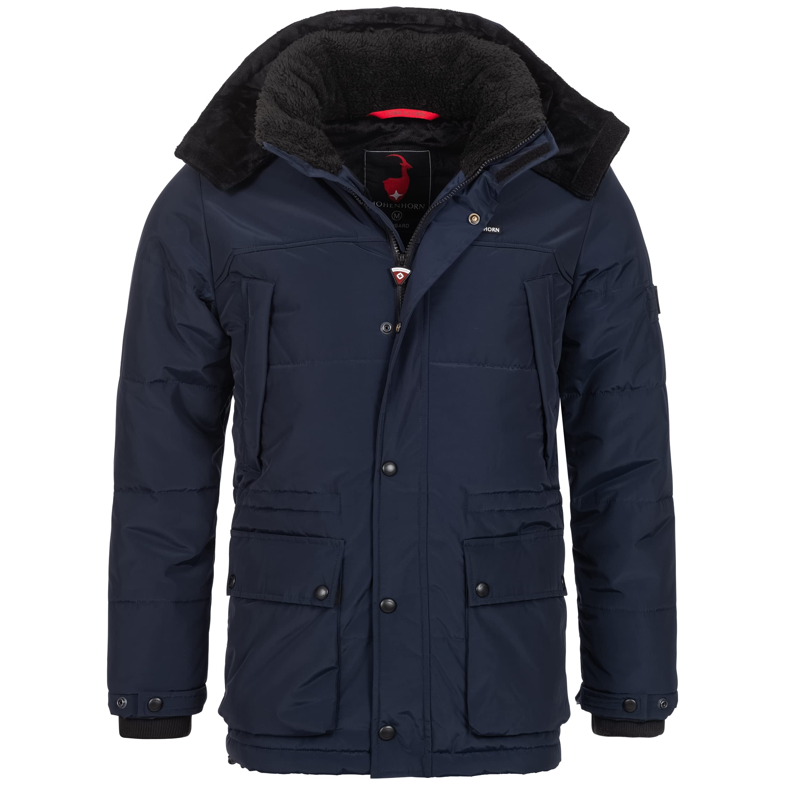 Höhenhorn Mangard Herren Winter Jacke Steppjacke Gefüttert Winterjacke Parker Parka L Dunkelblau Angebot bei HelloDeals