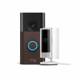 Ring Akku-Videotürklingel (Battery Video Doorbell) + Ring Innenkamera (Indoor Camera) | WLAN-Videotürklingel-Sicherheitskamera, Selbstinstallation (in 5 Minuten) | Privatsphäre-Einstellungen Angebot bei HelloDeals
