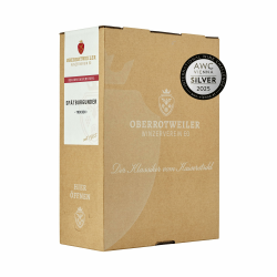 Oberrotweiler Spätburgunder Wein-Box 3 Liter QbA trocken - SILBER 2025 AWC Vienna - Rotwein trocken, ausdrucksstark und saftig im Geschmack - Badischer Wein (1 x 3,0 l Bag-in-Box) Angebot bei HelloDeals