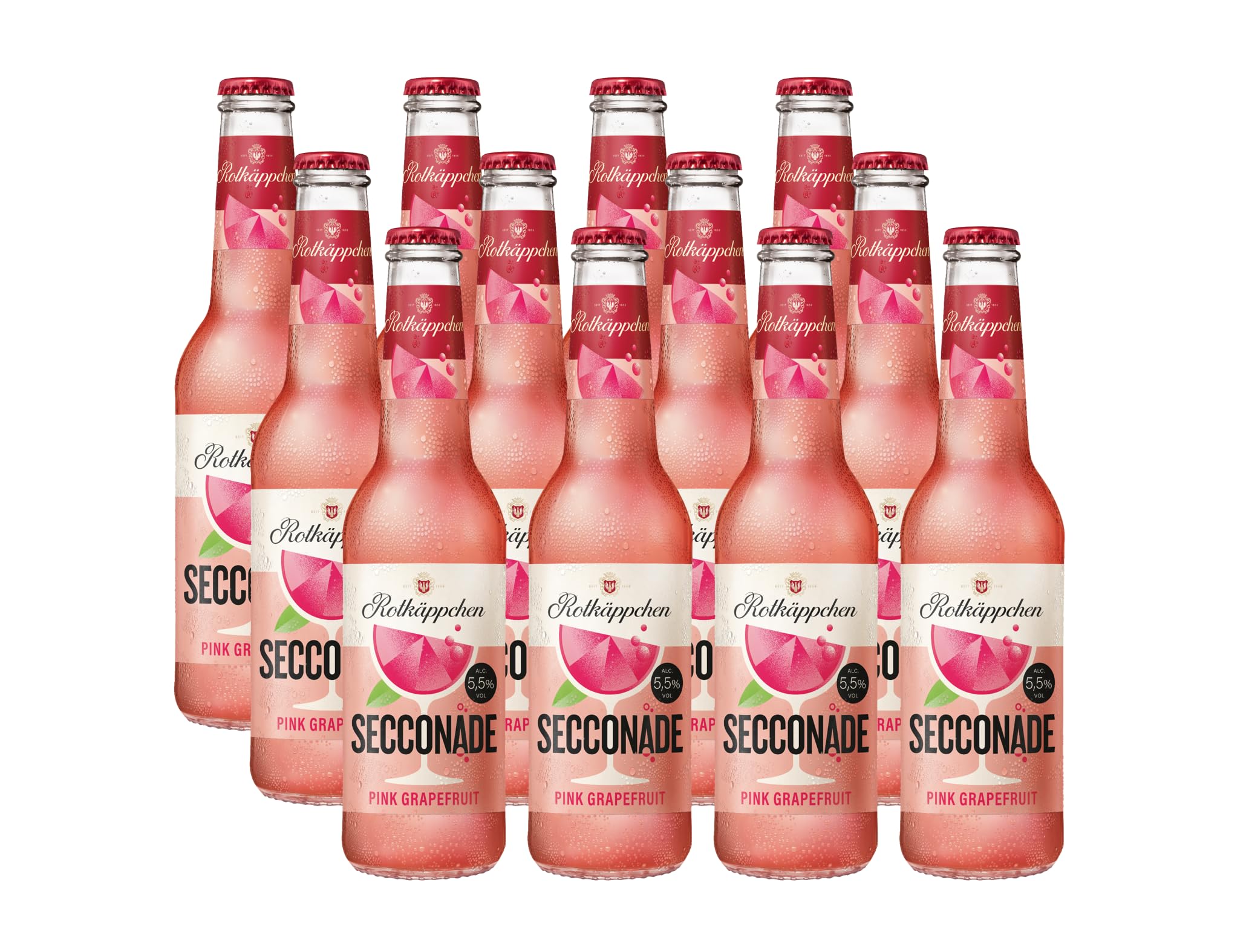 Rotkäppchen Secconade Pink Grapefruit (12x 0,33l) – Limonade trifft Secco – Spritzige Frische mit saftiger Grapefruit und elegantem Süße-Bitter-Spiel Angebot bei HelloDeals