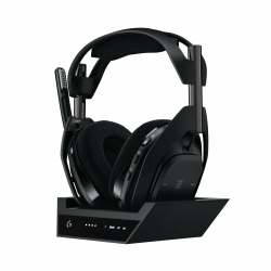Logitech G Astro A50 X LIGHTSPEED, Kabelloses Gaming-Headset + Basisstation – PRO-G GRAPHENE, PLAYSYNC für Xbox Series X|S, PS5, PC/Mac, Nintendo Switch/Switch 2, Bluetooth, HDMI 2.1 Passthru -Schwarz Schwarz A50 X | PLAYSYNC Audio & Video Headset Angebot bei HelloDeals