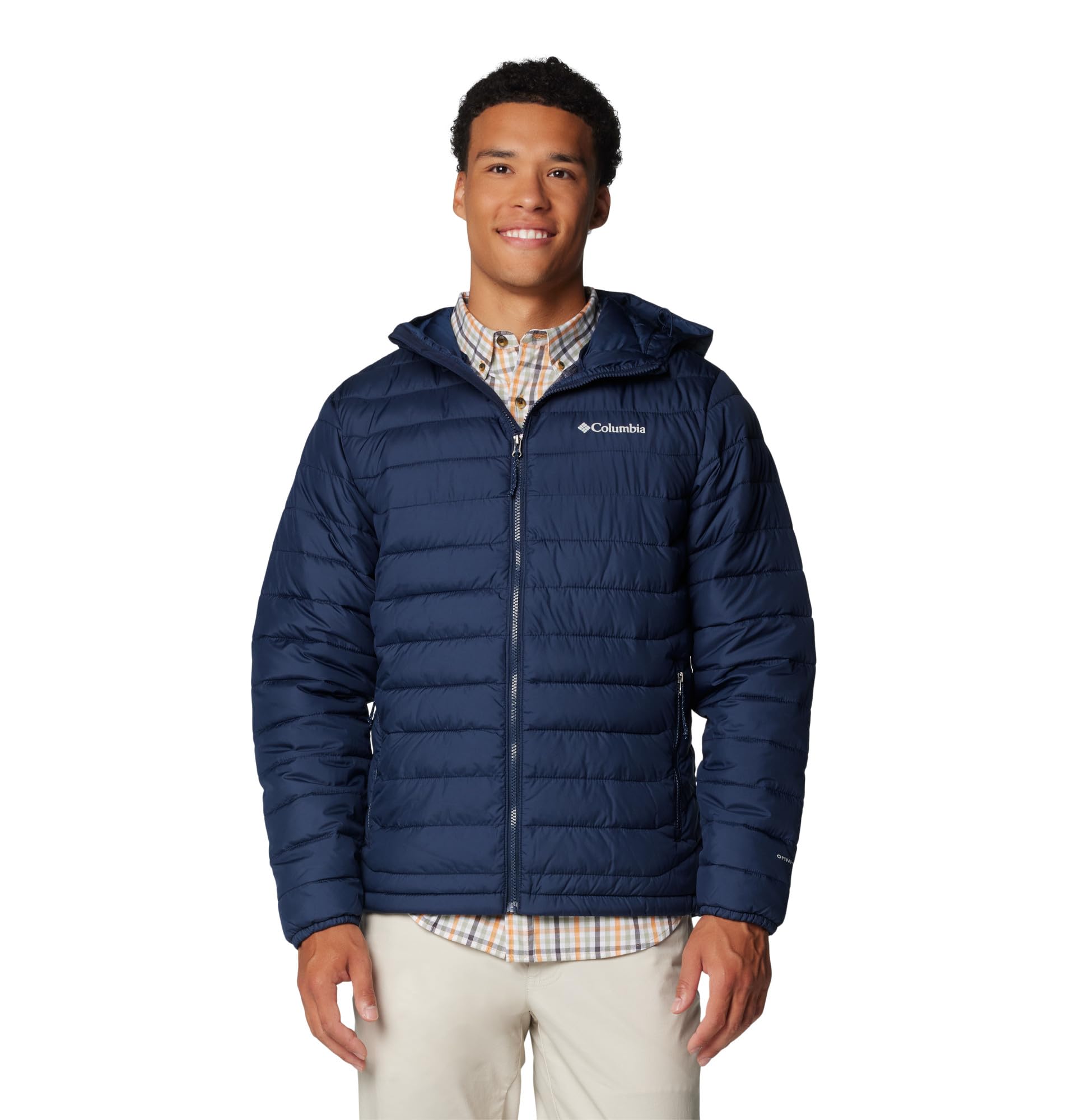 Columbia Herren Powder Lite Kapuzenjacke Collegiate Navy L Angebot bei HelloDeals