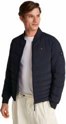 Tommy Hilfiger Herren Bomberjacke Mix Quilt Wattiert XXL Blue (Desert Sky) Angebot bei HelloDeals