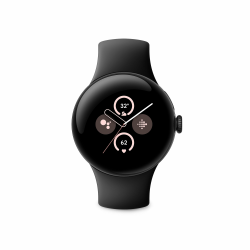 Google Pixel Watch 2 – Herzfrequenzmessung, Stressmanagement, Sicherheitsfunktionen – Android – Aluminiumgehäuse in Matte Black – Sportarmband in Obsidian – WLAN (Generalüberholt) Angebot bei HelloDeals