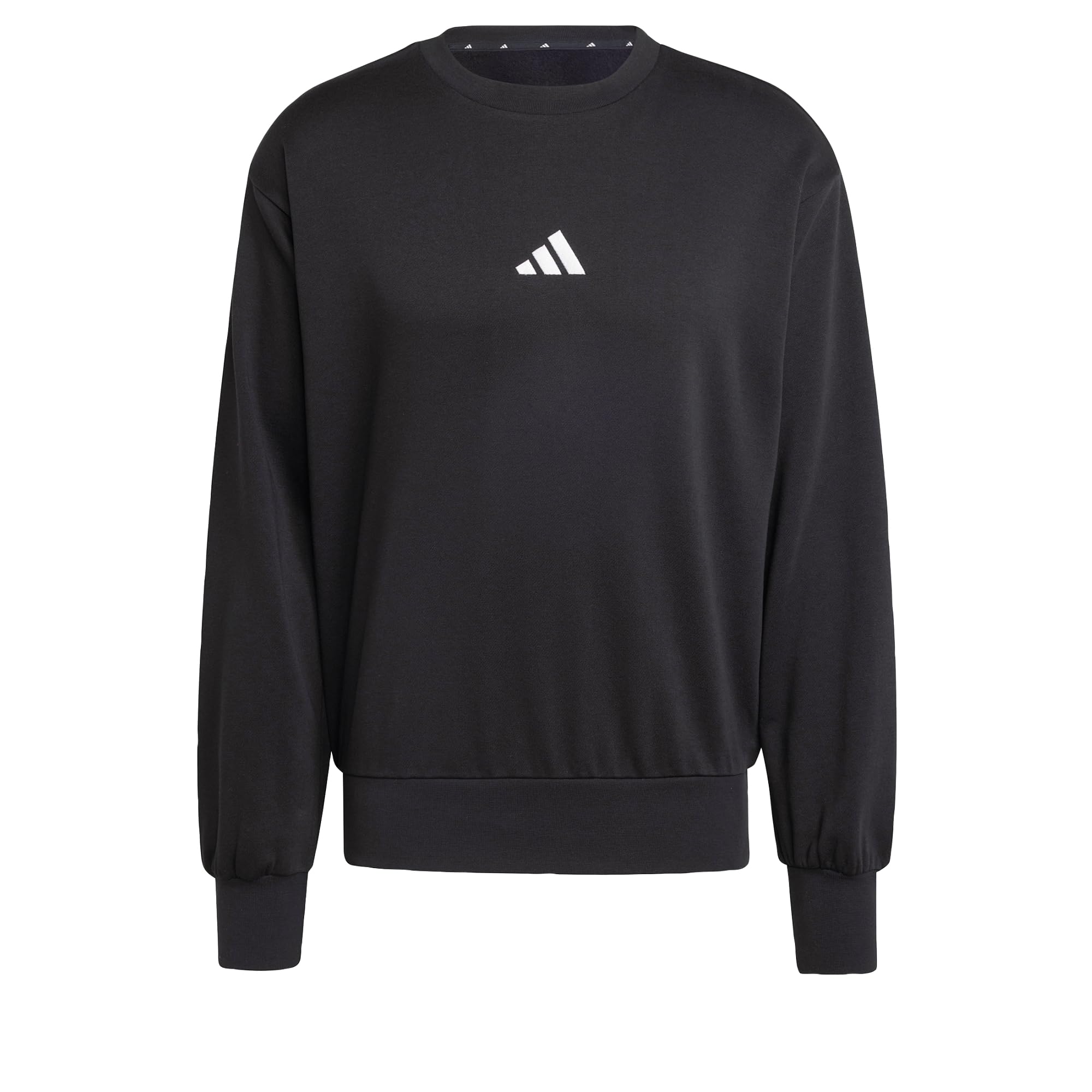 Adidas Herren Essentials Feelcozy Fleece Sweatshirt Sweatshirt (1er Pack) M Black/White Angebot bei HelloDeals