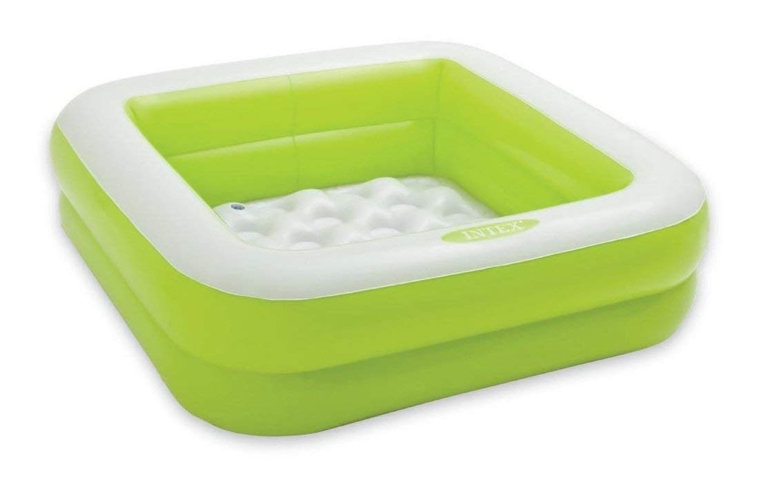 Intex Babypool Play Box Pool, Farblich Sortiert, 85 x 85 x 23 cm, Sortierte Farben Grün und Weiß Angebot bei HelloDeals