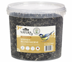 Dehner Natura Premium Wildvogelfutter, Sonnenblumenkerne, Ganzjahresfutter proteinreich / energiereich, hochwertiges Vogelfutter für Wildvögel, 2.2 kg Sonnenblumenkerne 2.2 kg (1er Pack) Angebot bei HelloDeals