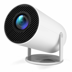 Mini Beamer 4K Unterstützt Android 11,Beamer Handy Outdoor 180°Drehbarer,Mini Projector 5G WiFi 6 BT 5.0, Geeignet für Telefon/PC/HDMI USB,Smart Projector für Handy Phone/TV Stick/Laptop/HDMI Weiß Angebot bei HelloDeals