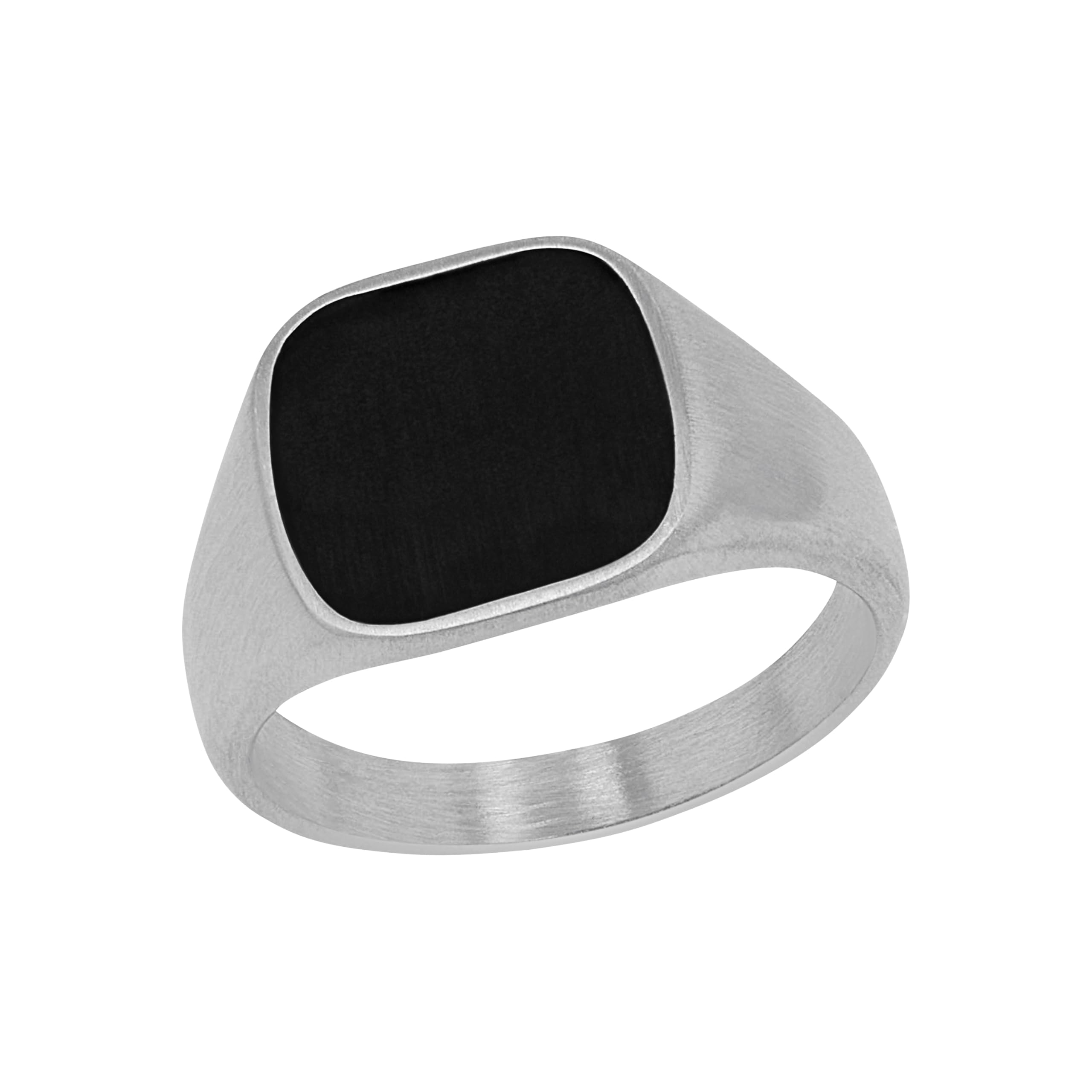 s.Oliver Ring Edelstahl Epoxy Herren Ringe, Schwarz, Kommt in Schmuck Geschenk Box 66/21 Angebot bei HelloDeals